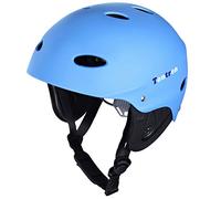 Tontron Sport TC-WH01 Comfy Water Helmet (Matte Blue, Medium)