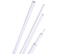 Tonuuoei 5PCS Length 500mm ABS Round Pipe Tube, Hollow Pipes Architectural Constructions Models OD 2/2.5/3/4/5/6/8/10mm (Size : 3x1.9x500mm)