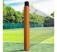 Tonuuoei Tennis Post Pole Padding Square 6x6 8x8 10x10 12x12 in, 4-Sided Protection Foam, Hook/Loop Closure Cushioning for Kids Play Area, Outdoor(Orange,11"x11"(28x28cm))