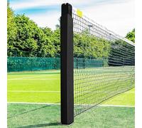 Tonuuoei Tennis Post Pole Padding Square 6x6 8x8 10x10 12x12 in, 4-Sided Protection Foam, Hook/Loop Closure Cushioning for Kids Play Area, Outdoor(Black,7.5"x7.5"(19x19cm))