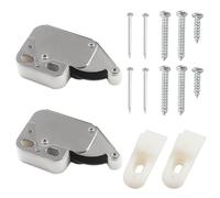 TONXX 2 Pack Elephant Trunk Hook Lock Push to Open Door Cabinet Door Latches Lock Door Lock Door Locks Push to Pend Lock