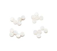 TONXX 20pcs 3x2mm Natural White Mother of Pearl Shell Inlay Fingerboard Fretboard Dots for Guitar Bass Ukulele-Banjo