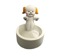 TONXX Cartoon Rabbit Candle Holder Resin Dog Aromatherapys Candlesticks Warming Paws Candle Stand Gift for Dog Lover Decors
