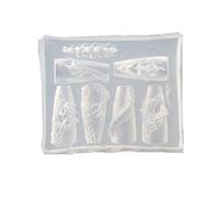 TONXX Nail Art Silicone Mold Beautiful 3D Nails Molds Dragon Year Nail Stencils Sculpture Mould Decorations for Manicurists
