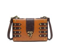 TONXX PU Leather Messenger Bag Gothic Retro Crossbody Shoulder Bags Satchel for Women