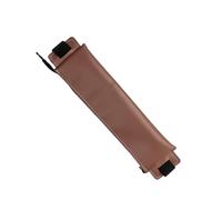 TONXX PU Leather Pen Holder, Zippered Pencil Holder Pen Sleeve Case with Elastic Bands for Notebook Planner Journal Notepads