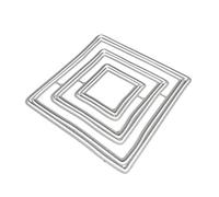 TONXX Square Frame Metal Cutting Dies Stencil Scrapbooking Album Stamp Paper Card