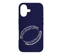 Tony Anderson Bombs Away Lyrics White ink Case for iPhone 17