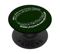 Tony Anderson Bombs Away Lyrics White ink PopSockets Adhesive PopGrip