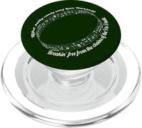 Tony Anderson Bombs Away Lyrics White ink PopSockets PopGrip for MagSafe