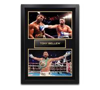 Tony Bellew Boxing Printed Autograph Memorabilia - Framed Gift A3 Framed