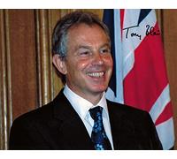 Tony Blair Autograph Signed A4 Photo Print
