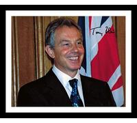 Tony Blair Autographed Signed & Framed Photo Display 1