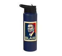 Tony Blair British Politics Stainless Steel Insulated Water Bottle
