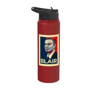 Tony Blair British Politics Stainless Steel Insulated Water Bottle