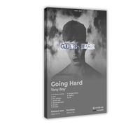 Tony Boy Hip Hop Music Rap Album Going Hard Cover Poster Canvas Poster Wall Art Decor Print Picture Paintings for Living Room Bedroom Decoration 24x36inch(60x90cm)