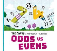 Tony Bradman Digits: Odds Vs Evens Paperback Book Tony Bradman Multicolor
