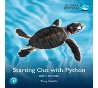 Tony Gaddis Starting Out with Python, Global Edition Paperback Book Tony Gaddis Multicolor