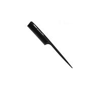 Tony&Guy Style Professional Salon Hair Tail Comb - Carbon Anti-Static Barber Comb, Black with Plastic Tail