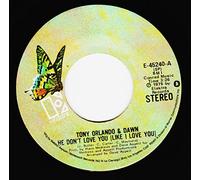 TONY ORLANDO & DAWN - He Don't Love You (Like I Love You) 7" 45 - Elektra - E-45240 [VINYL]