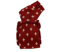 Tony & Paul. Tie. Fleurs de Lys - BOURBON, Silk. Patterns. MADE IN ITALY.