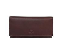 Tony Perotti Full Grain Leather Flap Over Purse with RFID Protection 1006_1 Brown