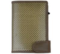 TONY PEROTTI Leather Metal Wallet RFID NFC Credit Card Holder Coin Pocket