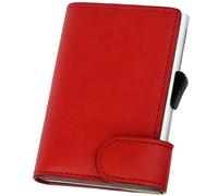 TONY PEROTTI Leather Metal Wallet RFID NFC Credit Card Holder Coin Pocket