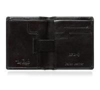 Tony Perotti Men's Italian Leather Bifold Wallet With Card Holders, Pockets - Slim RFID Wallet for Men With Quick Card Pull Tab - Eco-Friendly Tanned Full Grain Leather Wallet Made in Italy, Black