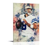 Tony Romo Anti Splash Art Posters Living Room And Bedroom Hanging Paintings Suitable for Multiple Scenarios No Need for Punching Easy to Install Suitable for Gifts And Personal UseFrame-style24x36inch