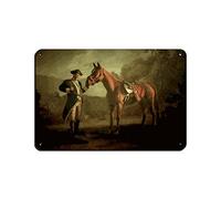 Tony Soprano Horse Painting Canvas Poster Retro Poster Metal Tin Sign Chic Art Retro Iron Painting Bar People Cave Cafe Family Garage Poster Wall Decoration 8x12inch(20x30cm)