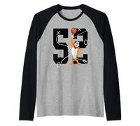 Tony The Tiger Basketball 52 Frosted Flakes Breakfast Cereal Raglan Baseball Tee