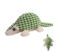 TONYFY Light Green Pangolin Plush Squeaky Toy, Soft Interactive Toy for Small/Medium Dogs (XEBY1176-21)