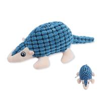 TONYFY Royal Blue Pangolin Plush Squeaky Toy, Soft Interactive Toy for Small/Medium Dogs (XEBY1176-16)