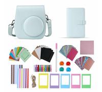 TONYLAIJIANTAO Instant Camera Mini 11/12 Accessories Compatible with Fujifilm Instax Film Camera, Include Case/Album/Filters/Film Frames/Border Stickers. (Green)