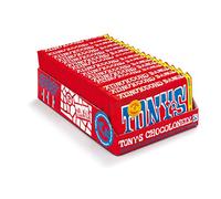 Tony's Chocolonely - Chocolate Bar Milk - 15 x 180 gram - Gift Pack - 32% Cacoa - Milkchocolate Bar - Vegetarian - Belgian Fairtrade Chocolate