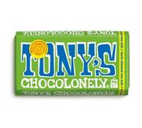 Tonys Chocolonely Dark Almond Sea Salt Choc Bar 90g