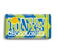 Tony's Chocolonely Dark Creamy Hazelnut Crunch Chocolate Bar - 180g Belgian Fairtrade Chocolate, Gift, 51% Cocoa, Vegan (Pack of 8)