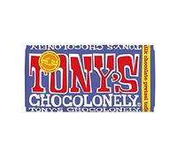 Tony's Chocolonely Dark Milk Chocolate, Pretzel & Toffee Bar - 180g, 2