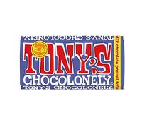 Tony's Chocolonely Dark Milk Chocolate, Pretzel & Toffee Bar - 180g, 4