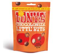 Tony's Chocolonely Littl' Bits Milk Caramel Sea Salt & Biscuit Mix - 100g