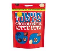 Tony's Chocolonely Littl' Bits Triple Chocolate 100g (8 Pack)
