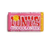 Tony's Chocolonely Milk Caramel Biscuit Chocolate Bar - 180g, Milk Chocolate, Gift, Vegetarian - Belgian Fairtrade Chocolate