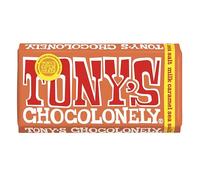 Tony's Chocolonely Milk Chocolate Caramel Sea Salt Chocolate Bar