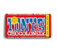 Tony's Chocolonely Milk Chocolate Bar - 180g Belgian Fairtrade Chocolate, Gift, 32% Cocoa, Vegetarian (Pack of 8)