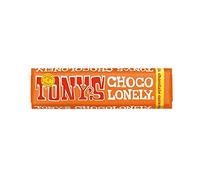 Tony's Chocolonely Milk Caramel and Sea Salt Chocolate Bar - 47g, Belgian Fairtrade Chocolate, 32% Cocoa, Vegetarian