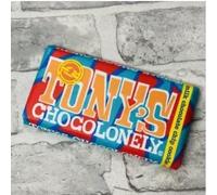 Tony's Chocolonely Milk Chocolate Chip Cookie Chocolate Bar 4 x 180g Tasty And Twisty Treat Gift Hamper For Birthday,Christmas Sold By Kidzbuzz