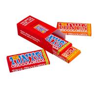 Tony's Chocolonely Milk Chocolate plus Milk Caramel Sea Salt Bars in Gift Box, 180 g x 4 Bars (2 of each flavour) - Belgian Fairtrade Chocolate, Multipack