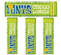 Tony's Chocolonely Small Bar - 4 Pack (Dark Chocolate 51% Almond & Sea Salt)