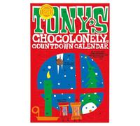 Tony's Chocolonely Smaller Advent Calendar - Christmas Countdown, 24 Milk Chocolate & Milk Caramel Sea Salt Tiny Tony's, Vegetarian, Belgian Fairtrade Chocolate, 216g